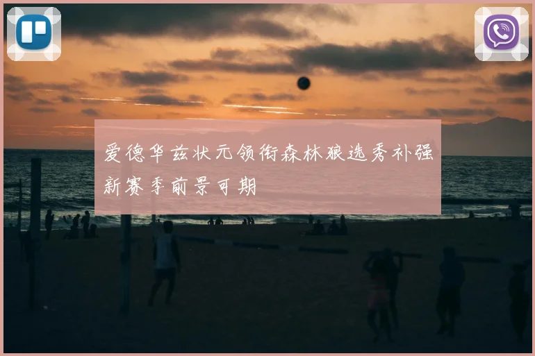爱德华兹状元领衔森林狼选秀补强新赛季前景可期
